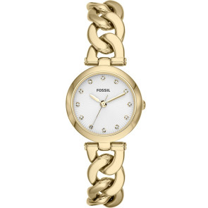 Watch strap Fossil ES3391 Stainless steel Gold Toned 12mm